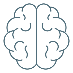 task5 A blue and green picture of an image of a brain.