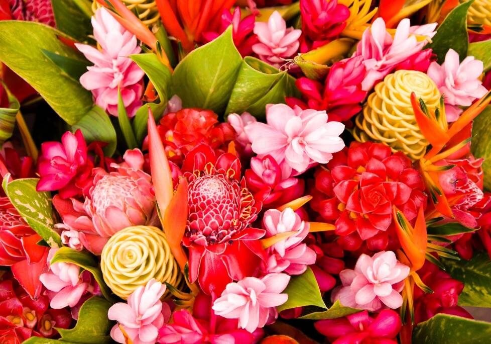 GettyImages-1283886803-1024x684-landscape-26cbdb8d6f1f792da877ec2b86940ef9- (4) A close up of some flowers in the bouquet